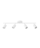 4 Light Heavy Duty Fixed Track Lighting Adjustable Head Ceiling Light Wi... - $60.50 CAD
