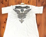 NWT Ablanche Winged Cross White T Shirt Sz M Street Wear Y2K Vtg Dead Stock - £39.56 GBP