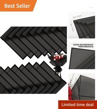 Versatile 20-Pack of Glossy Black Floral Paper - Perfect for DIY Flower ... - $17.77