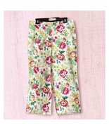 Willi Smith Floral Front Zip Cropped Stretch Pants-Size 12P. - $23.01 CAD