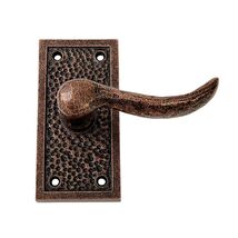 Signature Hardware 444541 Traeger Solid Bronze Left Hand Single Dummy Do... - $612.63 MXN