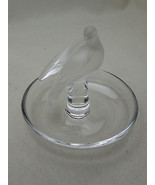 MINT Lalique Bird Dove~Wings Down Pin~Ring~Ash Tray~Signed~Authentic~Gre... - €168,84 EUR