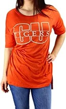 Nwt Womens M Or Xl Ncaa Clemson University Tigers Orange Oversized Tee Shirt - £11.80 GBP