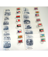 First Day Issues Covers Flags of United Nations 16 Different Countries 1... - $8.45