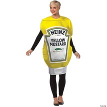 Heinz Mustard Squeeze Costume Condiment Food Halloween Party Unique GC4860 - £63.14 GBP