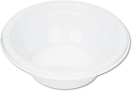 Tablemate 5244WH Plastic Dinnerware, Bowls, 5oz, White, 125/Pack (TBL5244WH) - £34.35 GBP