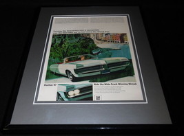 1967 Pontiac Streak Wide Track 11x14 Framed ORIGINAL Vintage Advertisement - $44.54