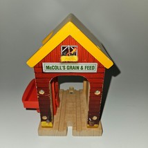 McColl&#39;s Grain &amp; Feed Store Barn Sodor Thomas &amp; Friends Wooden Railway RARE HTF - £44.36 GBP