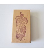 Vintage Native American Woman Rubber Stamp Mother With Papoose Baby 2 x ... - $39.58