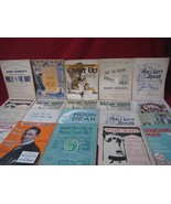 Antique Lot of 20 Awesome Sheet Music Suitable for Framing #1 - £38.91 GBP