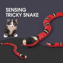 Interactive Smart Sensing Snake Cat Toy - Usb Rechargeable And Self-Playing - £26.63 GBP+