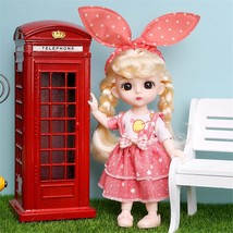 16cm BJD Doll with Clothes and Shoes Model Girl Gift Toys - Doll and Clo... - £7.43 GBP