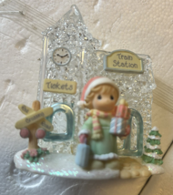 A Happy Holiday Visit Train Station 2003 Precious Moments Sparkleland Ch... - €21,31 EUR