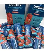 (25) Liquid IV Electrolyte Drink Mix Hydration Multiplier 25 Strawberry ... - $23.25