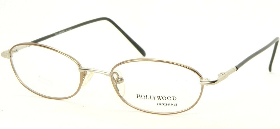 NEW HOLLYWOOD OCCHIALI HO008 SHADED BROWN /SILVER EYEGLASSES HO 008 47-1... - $19.80