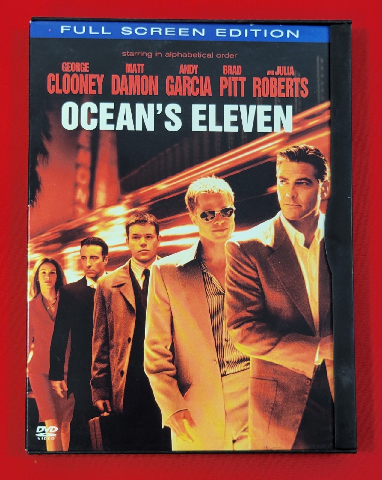 DD) Ocean&#39;s Eleven (DVD, 2002, Full Frame Edition) - $5.93