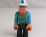 Vintage 1979 Fisher Price Husky Helper Medical Construction Worker 3.5&quot; ... - $9.89