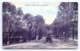 Postcard Entrance to Wade Park Cleveland Ohio OH - £5.71 GBP