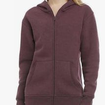 *Danskin Women's Ultra Cozy Fleece Full Zip Hooded Jacket - MEDIUM - $12.47