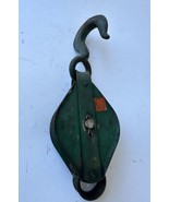 Antique / Vintage Metal Single Pulley WU #6 UW24 Hulk - $23.48