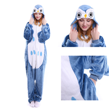 Adult Kigurumi Animal Onesies Jumpsuit Costume Pajamas Sleepwear Owl - £19.02 GBP
