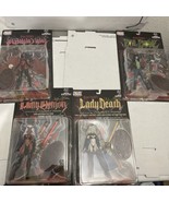 Chaos Comics  Lady Death Purgatory Demon Evil Ernie Action Figures  Signed - £183.27 GBP