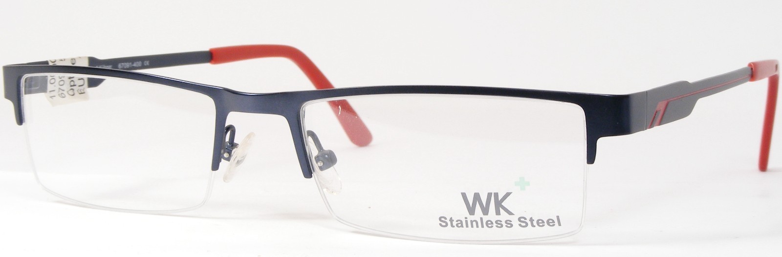 Wagner &amp; Kühner Kuhner 67091 400 Azul/Rojo Gafas ÚNICAS 54-18-145mm - $76.21