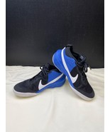 Nike Team Hustle Mens Royal Blue Black Sneakers Shoes Size 7Y SKU 6490 - £21.80 GBP