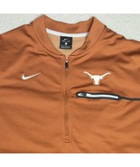 Texas Longhorns Nike Dri Fit 1/4 Zip Pullover Mens  Blade Collar 34451X ... - $493.91 MXN