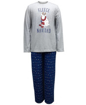 Mens Holiday Fleece Navidad Pajama Set Size Medium FAMILY PJ&#39;s $39 - NWT - $8.99