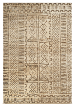NEW Ralph Lauren Kenya Kuba Hand Knotted Rug Tribal Beige 8 x 10 INDIA - £1,502.79 GBP
