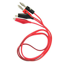 2 pieces 40 inch Alligator Clip Multimeter Test Lead Cable Power Supply - £14.11 GBP