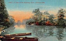 Alliance Ohio~View On The Mahoning RIVER~1913 Pstmk Postcard - £5.70 GBP