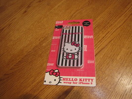 Hello Kitty wrap case iphone 5 pink black white slip on Spectra KT4489 NEW RARE - £6.29 GBP