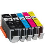 5P Printer Ink Tanks For Pgi-250 Cli-251 Canon Pixma Mg6620 Mx922 Ix6820... - £13.36 GBP