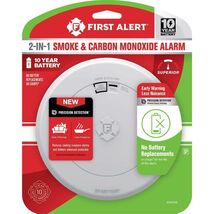 First Alert Slim Battery-Powered Photoelectric Smoke &amp; Carbon Monoxide D... - $56.95