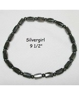Hematite Glass Crystal and More Beaded Anklets  - £7.91 GBP+