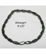 Hematite Glass Crystal and More Beaded Anklets  - $16.27 CAD+