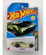 Hot Wheels Mainline 2025 Case K SLIDE BURN Green Long Card FREE Protector - $140.63 MXN