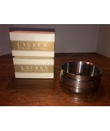 2 Ralph Lauren Watchband Wine Coasters Stainless Steel India NIB - $82.06 CAD