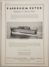 1951 Print Ad Huckins Yacht Fairform Flyer Grand-Manan 45 Boats Jacksonv... - $13.48