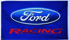 Ford Racing Blue Sport Flag 3X5 Ft Polyester Banner USA - £12.64 GBP