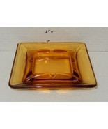 Vintage MCM Viking Glass Orange Square Ashtray 6&quot; x 6&quot; 8 Slots AMBERINA ... - €84,82 EUR