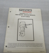 Force Outboards New Model 25 HP Service Manual P/N 90-828625 - $5.64