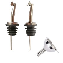 Olive Oil Spouts,Stainless Steel Classic Bottle Pour Tapered Spouts For Pours Li - £9.82 GBP