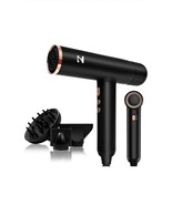 Nicebay Ionic Hair Professional Blow Dryer 3 Attachments DW-9041 - BLACK... - $927.78 MXN