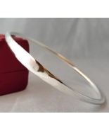 1 Pc 925 Silver Bangle, Unisex Bracelet Bangle kada , Pick your size, Plain - $34.30+