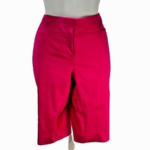 Worthington Womens Size 8 Pink Modern Fit Bermuda Shorts - £4.21 GBP