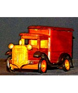 Wooden Toy Milk Truck AA19-1569 Vintage - £94.10 GBP