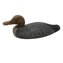 VTG Wooden Hand Carved Duck Decoy Blue Rigid Head - £183.70 GBP